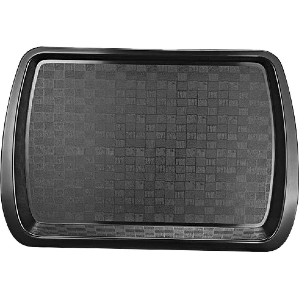 Fast Food Tray Black Polypropylene (PP) 439x301x32mm - GZFH708