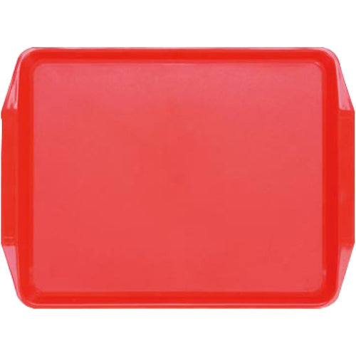 Fast Food Tray Red ABS Plastic 435x325x25mm - GZFH7102