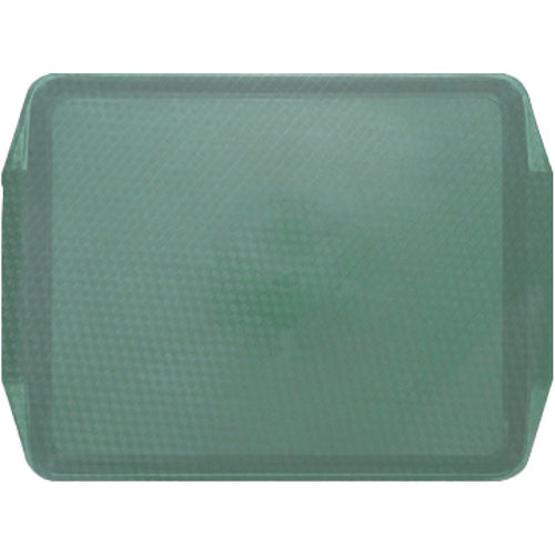 Fast Food Tray Green ABS Plastic 435x325x25mm - GZFH7104