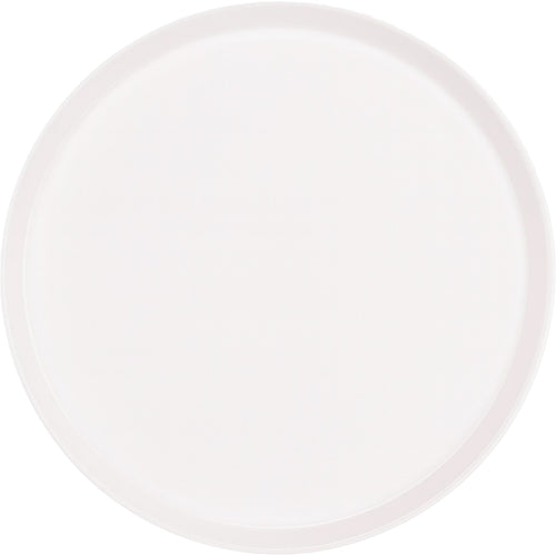 Round Fast Food Tray White ABS Plastic Ф305x23mm - GZFH7118