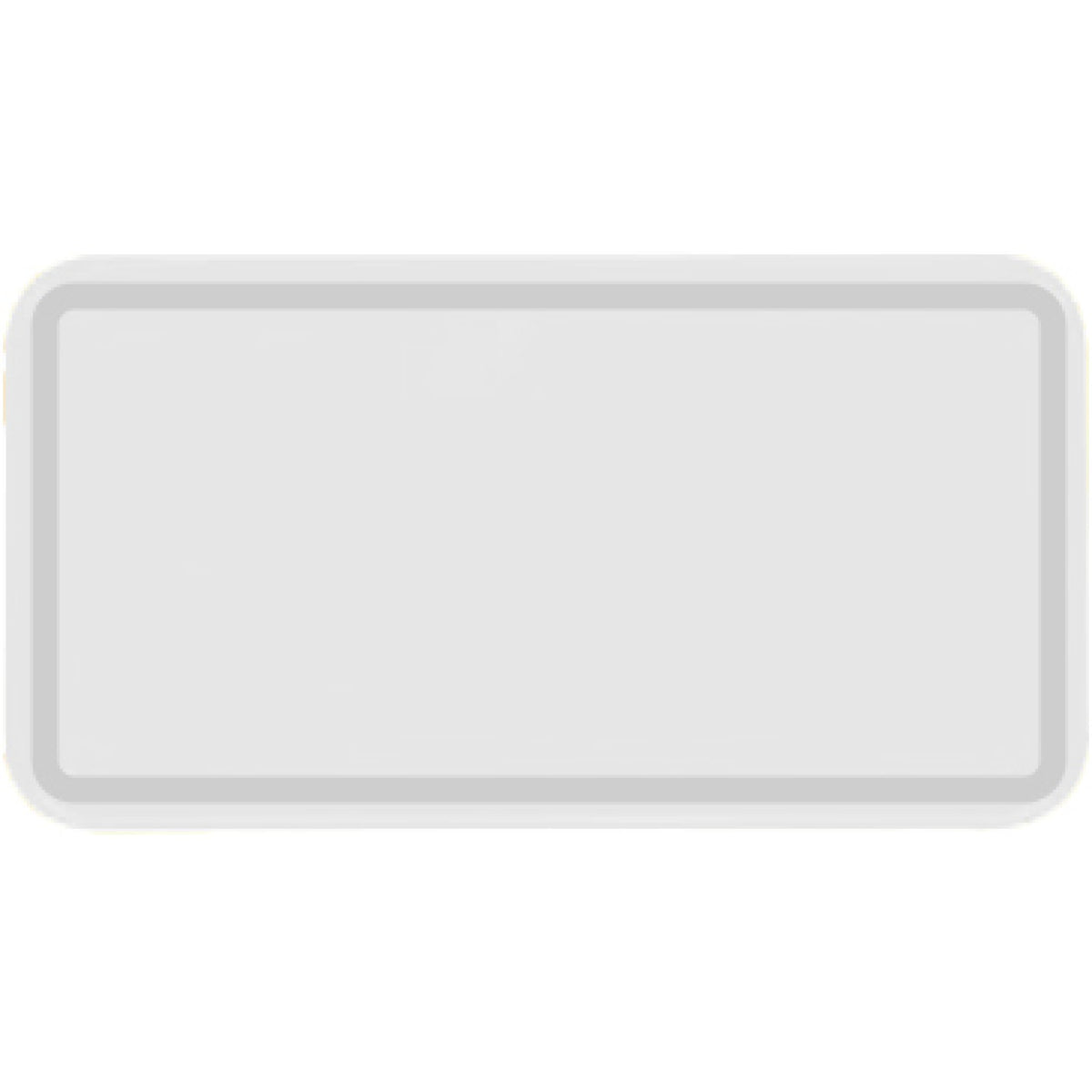 Display Tray White ABS Plastic 353x186x23mm - GZFH7126