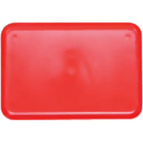 Fast Food Tray Red ABS Plastic 212x146x15mm - GZFH720