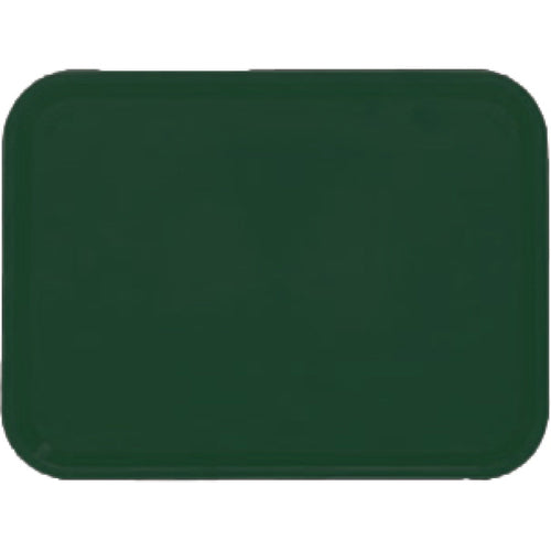 Fast Food Tray Green ABS Plastic 425x310x19mm - GZFH736