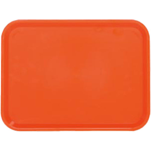 Fast Food Tray Orange ABS Plastic 425x310x19mm - GZFH737