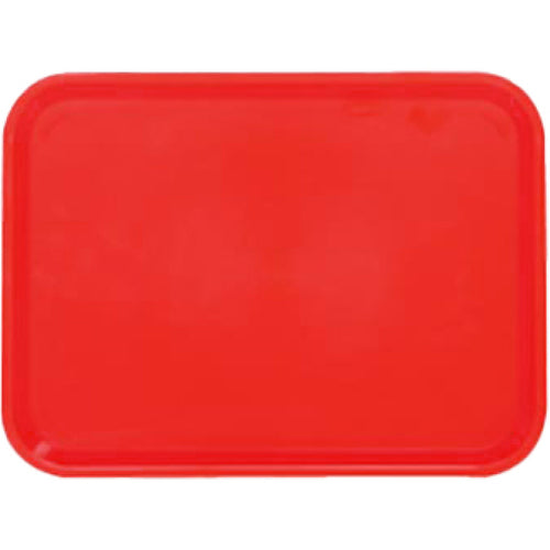 Fast Food Tray Red ABS Plastic 434x318x19mm - GZFH742