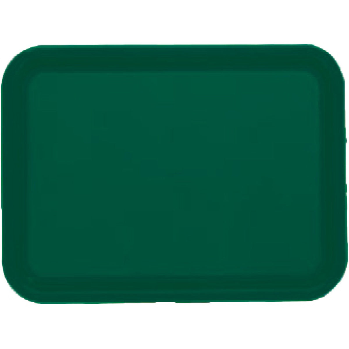 Fast Food Tray Green ABS Plastic 434x318x19mm - GZFH744