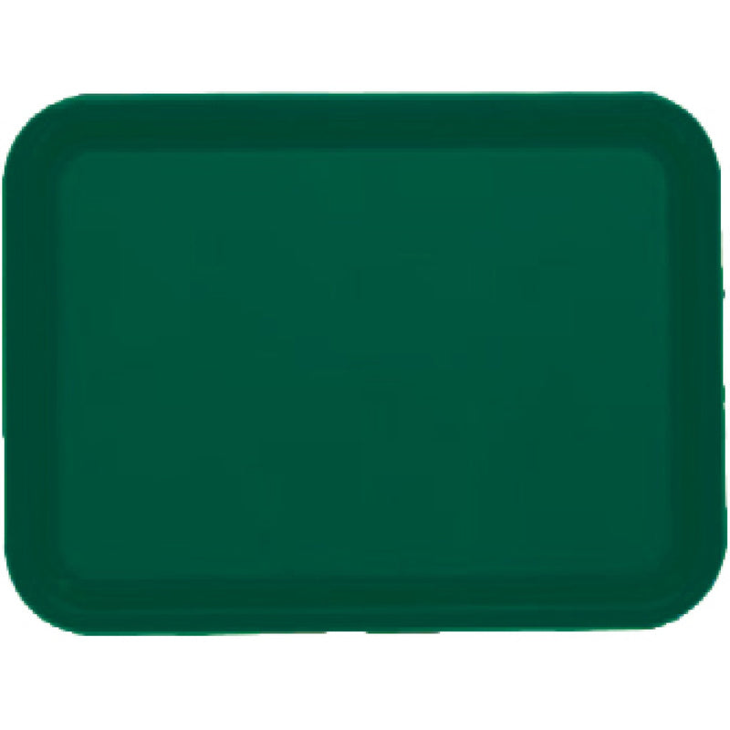 Fast Food Tray Green ABS Plastic 434x318x19mm - GZFH744