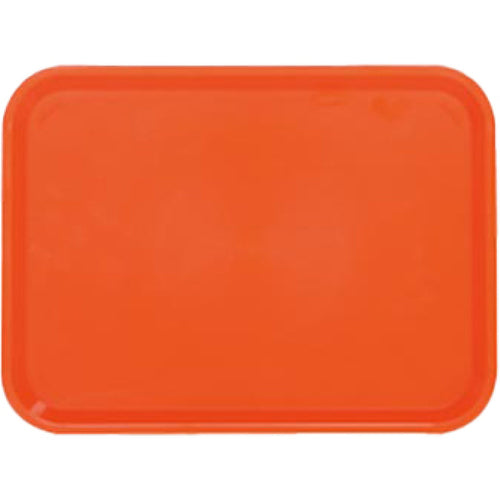 Fast Food Tray Orange ABS Plastic 434x318x19mm - GZFH746