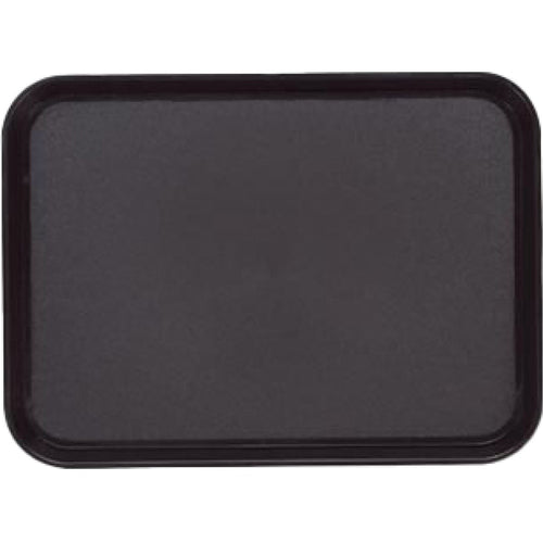 Fast Food Tray Black Polypropylene (PP) 408x298x19mm - GZFH778