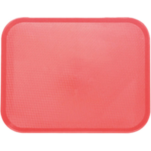 Fast Food Tray Red Polypropylene (PP) 415x305x20mm - GZFH782