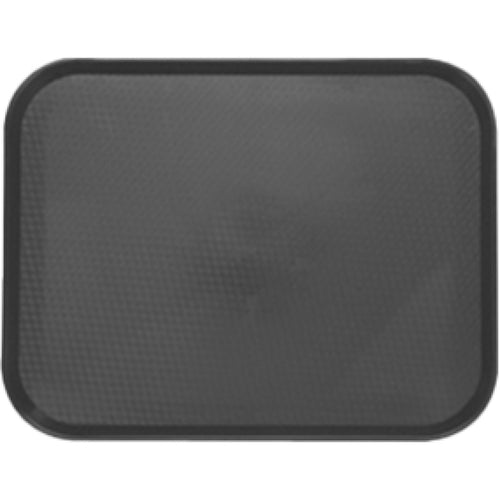 Fast Food Tray Black Polypropylene (PP) 415x305x20mm - GZFH786