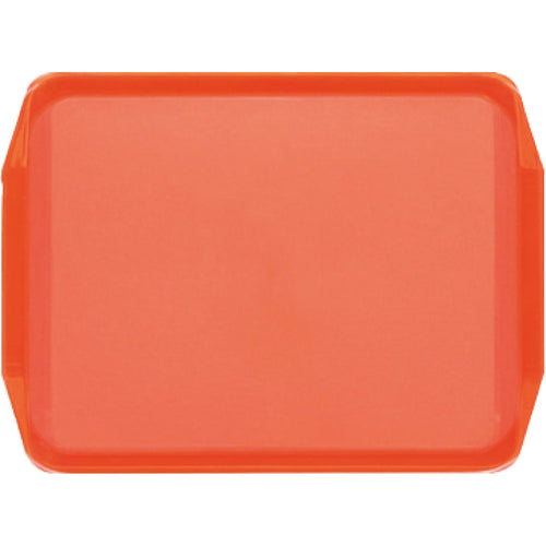 Fast Food Tray Orange ABS Plastic 435x325x25mm - GZFH798