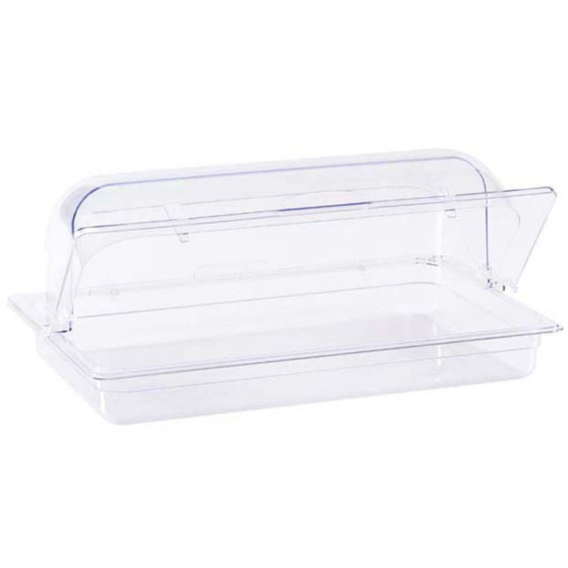 Rectangular Rotating Display Cover Transparent Polycarbonate (PC) 535x330x172mm - GZFH902