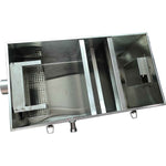 Grease trap Fat separator EN1825-1 certified Stainless steel 25 litres - OS10