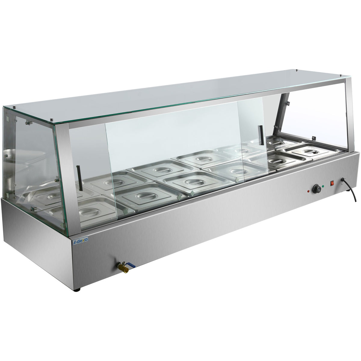Display Bain Marie Countertop 6xGN1/1 150mm - HBM214