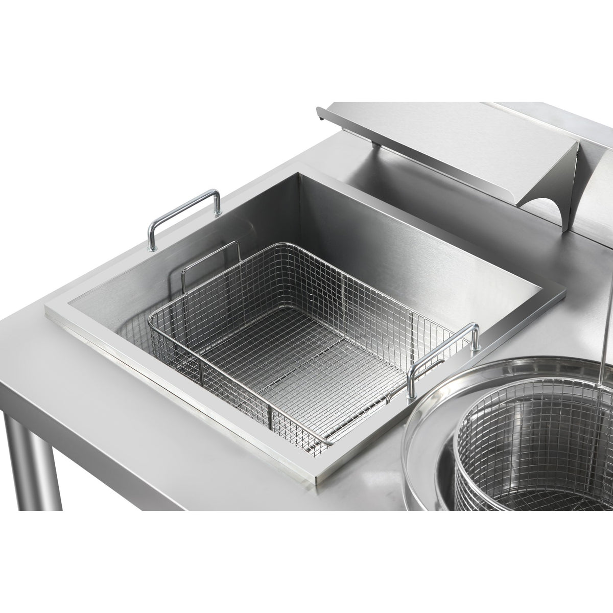 Professional Stainless Steel Breading Table with Upstand - HBT1000
