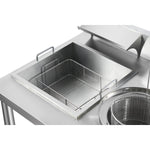 Professional Stainless Steel Breading Table with Upstand - HBT1000