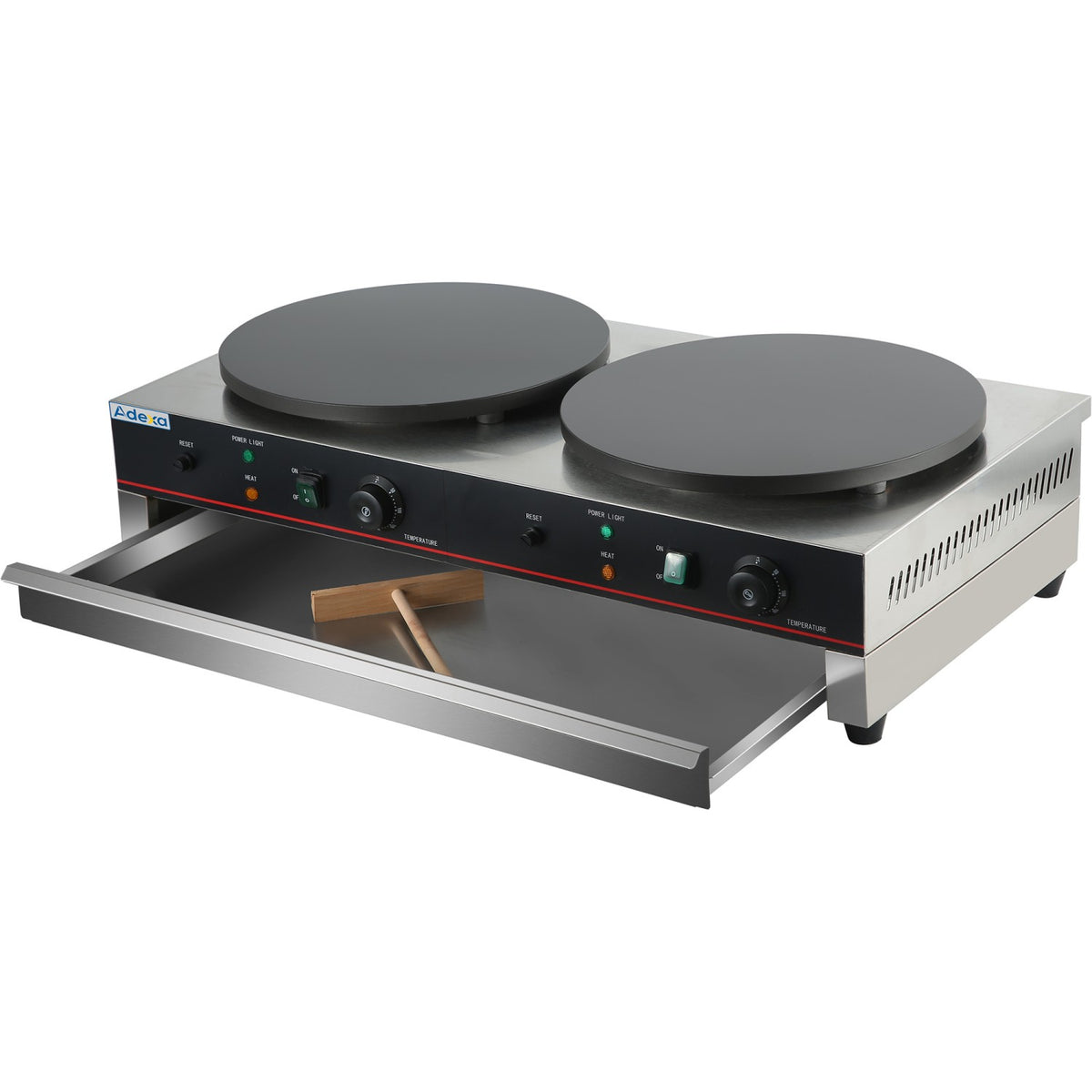 Commercial Crepe Maker Double 2x400mm - HCM2