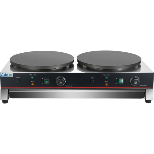 Commercial Crepe Maker Double 2x400mm - HCM2
