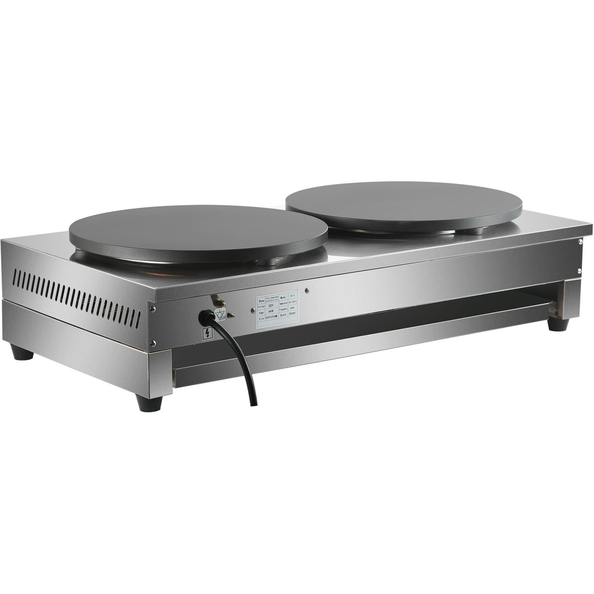 Commercial Crepe Maker Double 2x400mm - HCM2