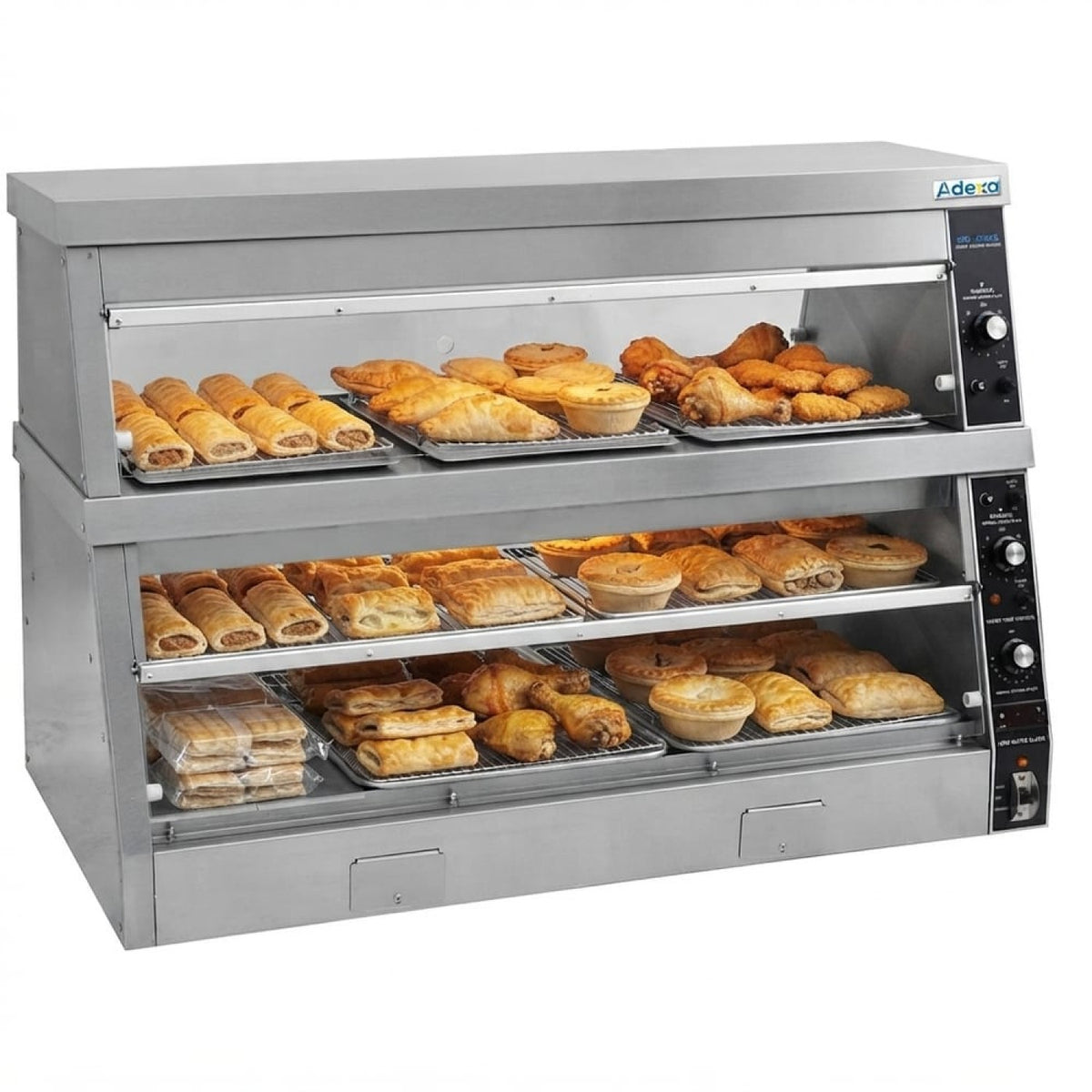 Commercial Hot Chicken Warmer / Heated Display 1219x690x830mm - HDS4