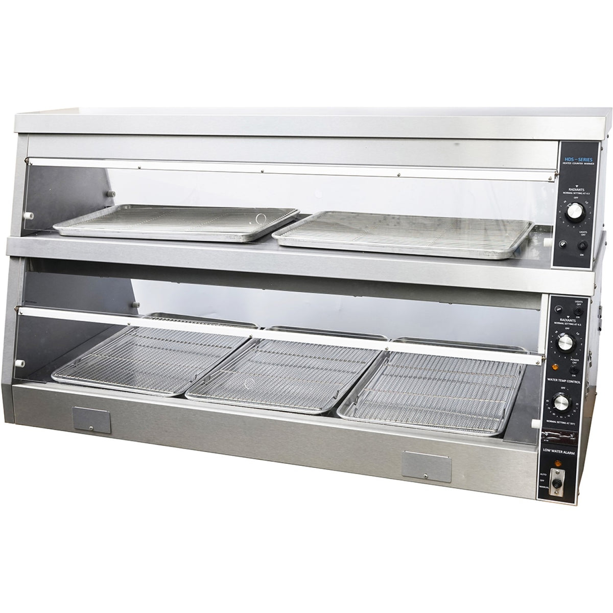 Commercial Hot Chicken Warmer / Heated Display 1536x690x830mm - HDS5