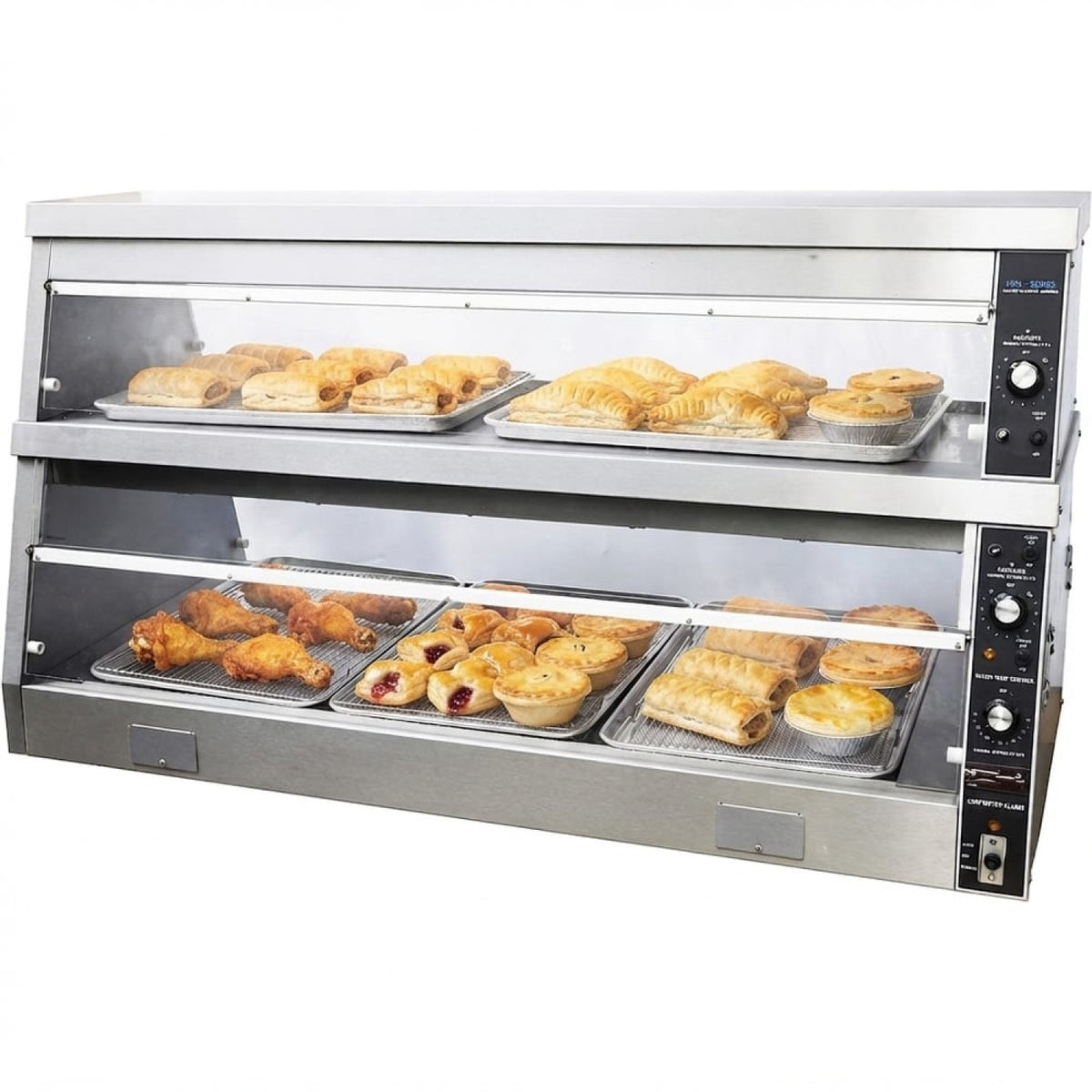 Commercial Hot Chicken Warmer / Heated Display 1536x690x830mm - HDS5