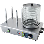 Commercial Hot dog warmer 4 bun spikes - HDW4