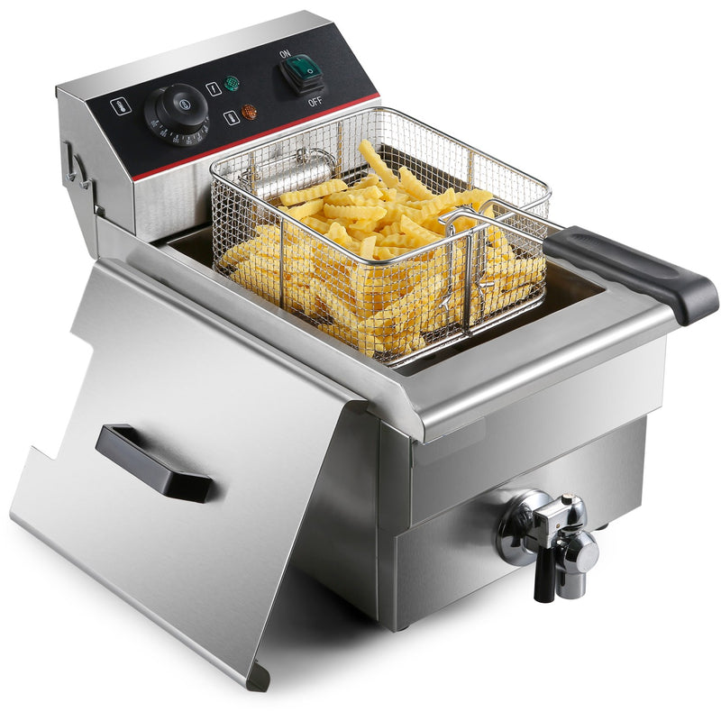Commercial Fryer Single Electric 12 litre 3.25kW Countertop - HEF12L