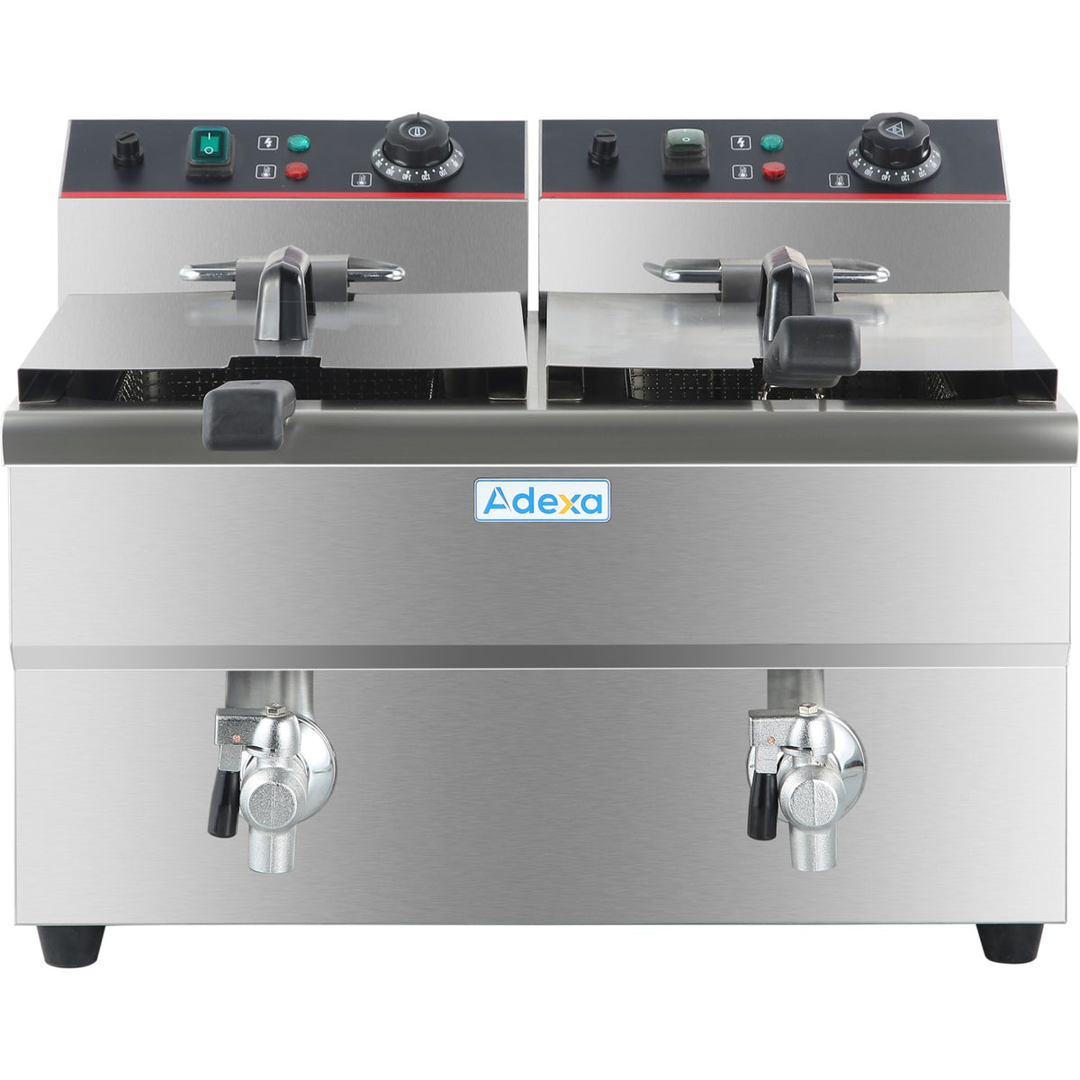 Commercial Fryer Double Electric 2x12 litre 6.5kW Countertop - HEF12L2