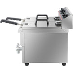 Commercial Fryer Double Electric 2x12 litre 6.5kW Countertop - HEF12L2