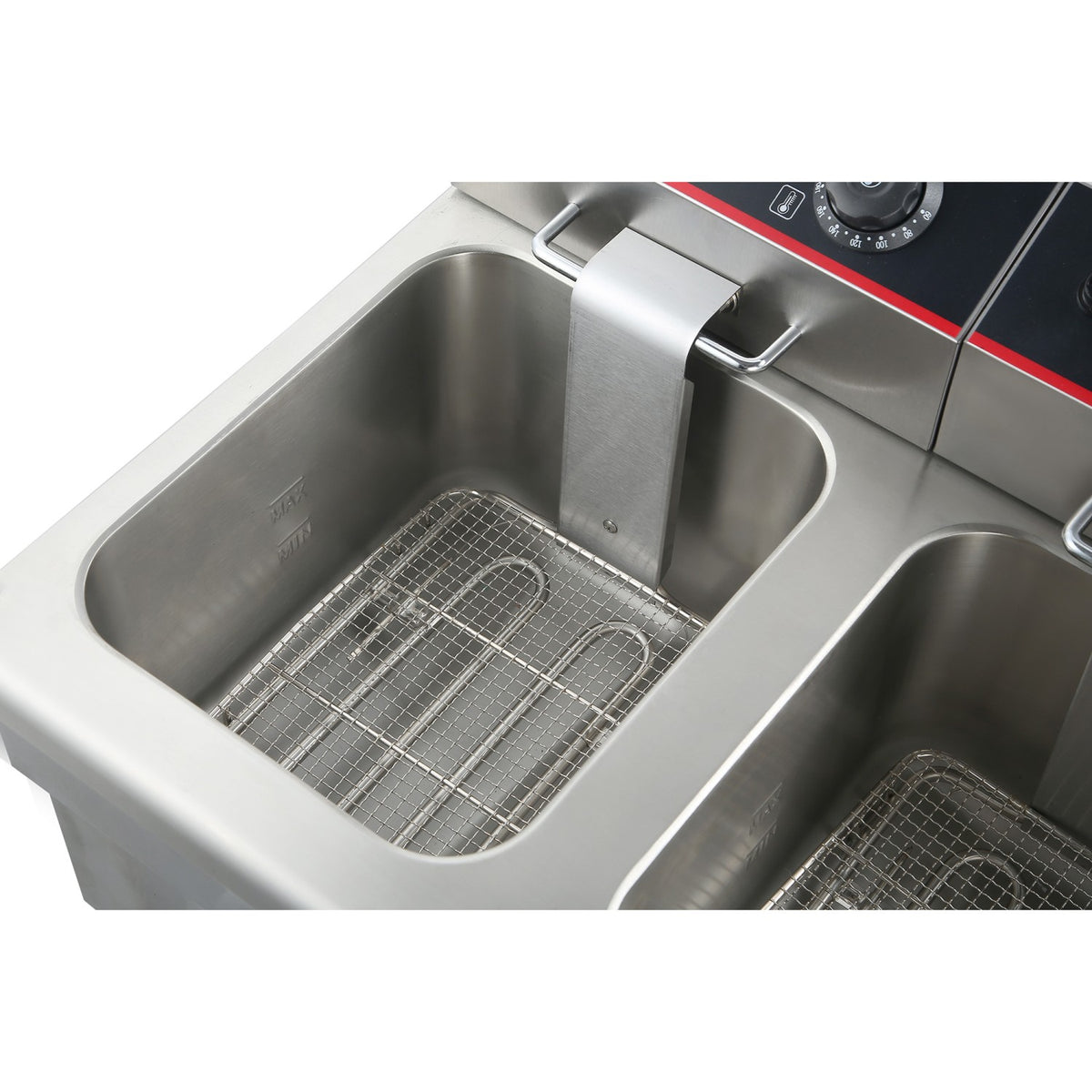 Commercial Fryer Double Electric 2x12 litre 6.5kW Countertop - HEF12L2