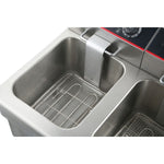 Commercial Fryer Double Electric 2x12 litre 6.5kW Countertop - HEF12L2