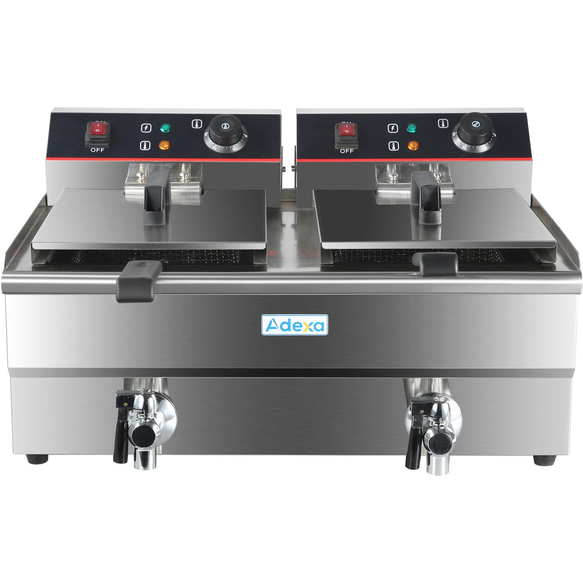 Commercial Fryer Double Electric 2x13 litre 6kW Countertop - HEF132V
