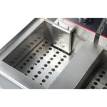 Commercial Fryer Double Electric 2x13 litre 6kW Countertop - HEF132V