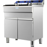 Commercial Fryer Double Electric 32 litre 10kW Free standing - HEF162C