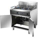 Commercial Fryer Double Electric 2x30 litre 20kW Free standing - HEF262