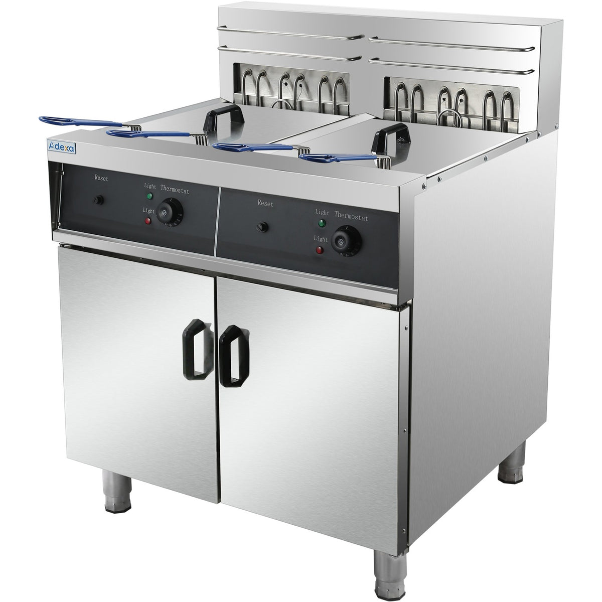 Commercial Fryer Double Electric 2x30 litre 20kW Free standing - HEF262