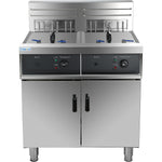 Commercial Fryer Double Electric 2x30 litre 20kW Free standing - HEF262