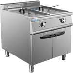 Commercial Fryer Twin Tank Electric 46 litre 24kW Freestanding - HEF708