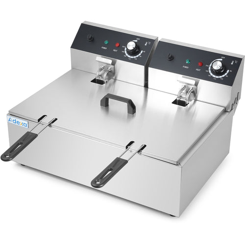 Commercial Fryer Single Electric 12 litre 5kW Countertop - HEF83A