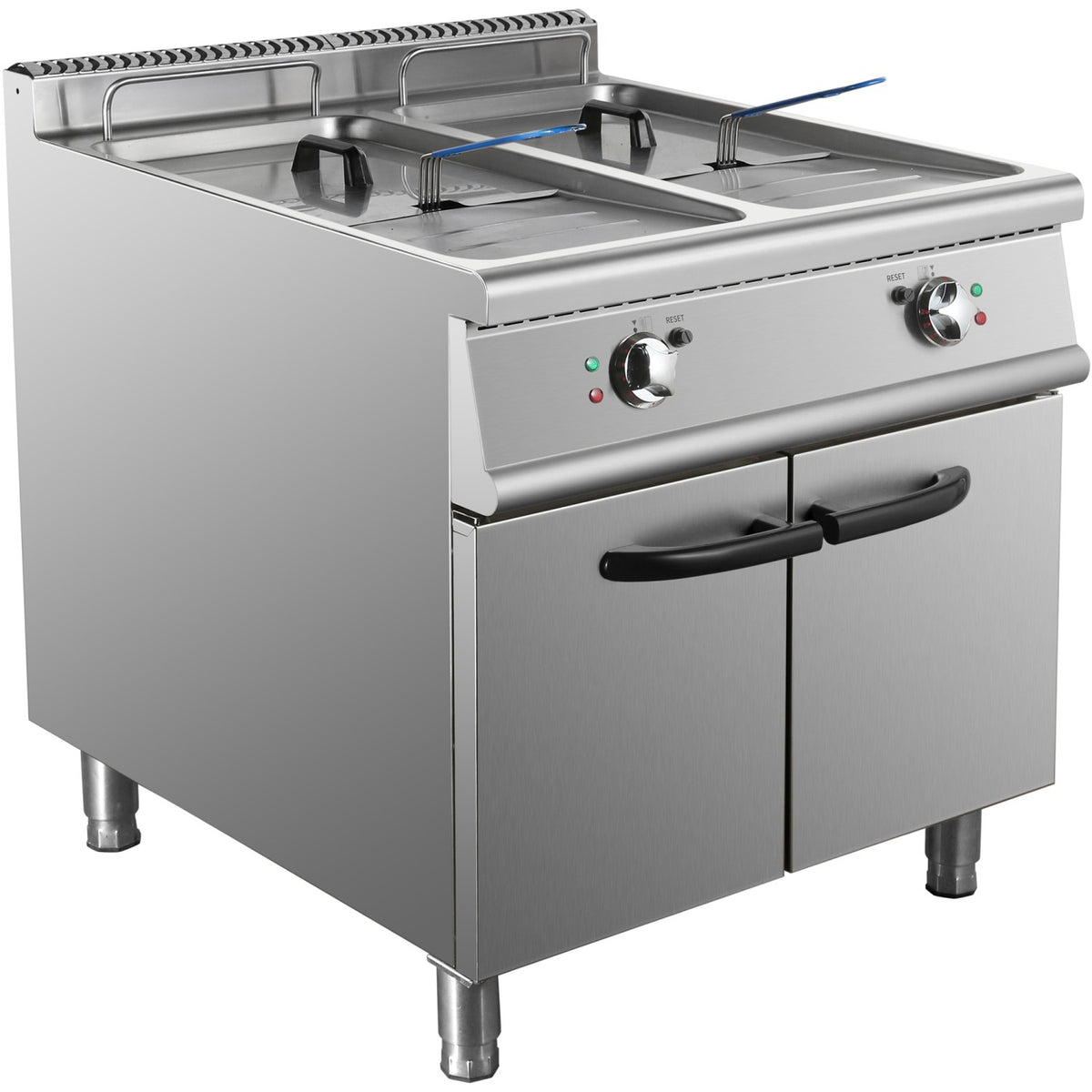 Commercial Electric Fryer Double Tank 2x28 litres - HEF908A