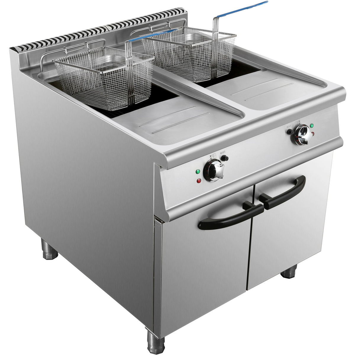 Commercial Electric Fryer Double Tank 2x28 litres - HEF908A