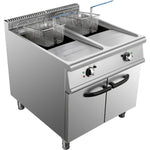 Commercial Electric Fryer Double Tank 2x28 litres - HEF908A
