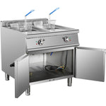 Commercial Electric Fryer Double Tank 2x28 litres - HEF908A