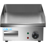 Commercial Griddle Smooth 250x400x215mm 2kW Electric - HEG250