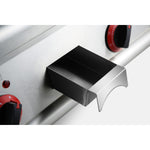 Commercial Electric Griddle Smooth top 2 zones 5kW Countertop - HEG606