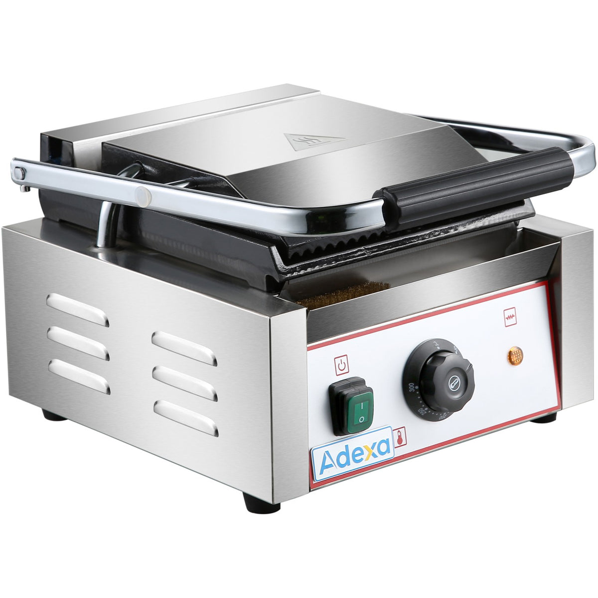 Heavy Duty Panini Contact grill Ribbed/Smooth 1.8kW - HEG811A