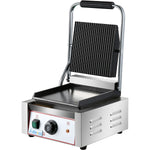 Heavy Duty Panini Contact grill Ribbed/Smooth 1.8kW - HEG811A