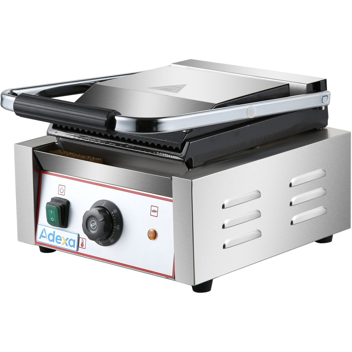 Heavy Duty Panini Contact grill Ribbed/Smooth 1.8kW - HEG811A
